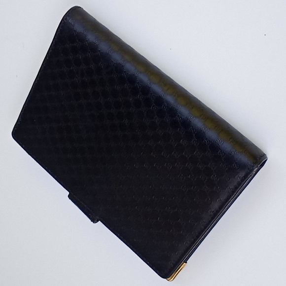 AUTHENTIC c'80s GUCCI Bi-fold Wallet - Picture 3 of 16